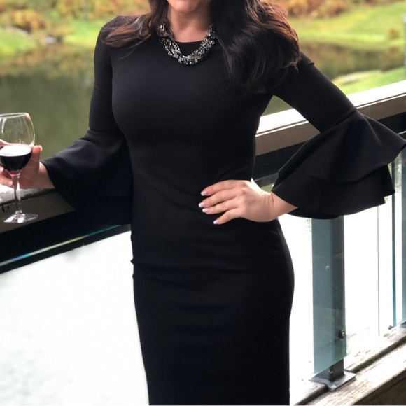 Calvin Klein Black Dress size 2 - Picture 4 of 8